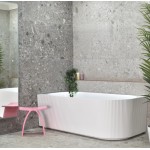 Brighton Groove Fluted Left Corner Bath 1500 Brighton Groove Fluted Left Corner Bath 1500